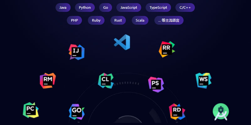 多语言多编辑器支持展示
