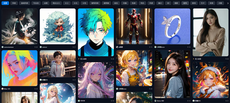 用户作品分享示例