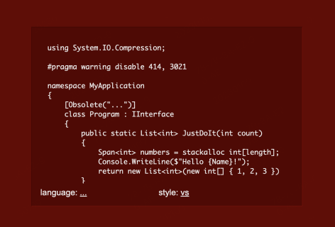 highlight.jsWeb的语法高亮显示