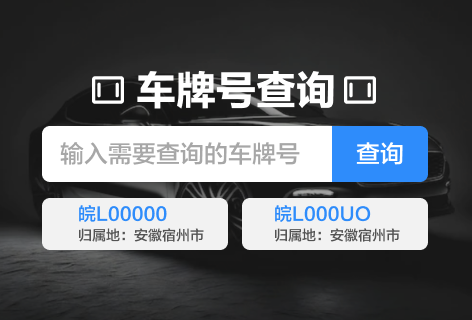 车查查车牌号归属地查询
