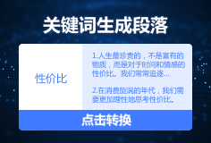 自媒AI关键词生成段落