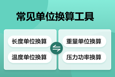 AMZ123常见单位换算工具