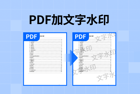LightPDFPDF加文字水印